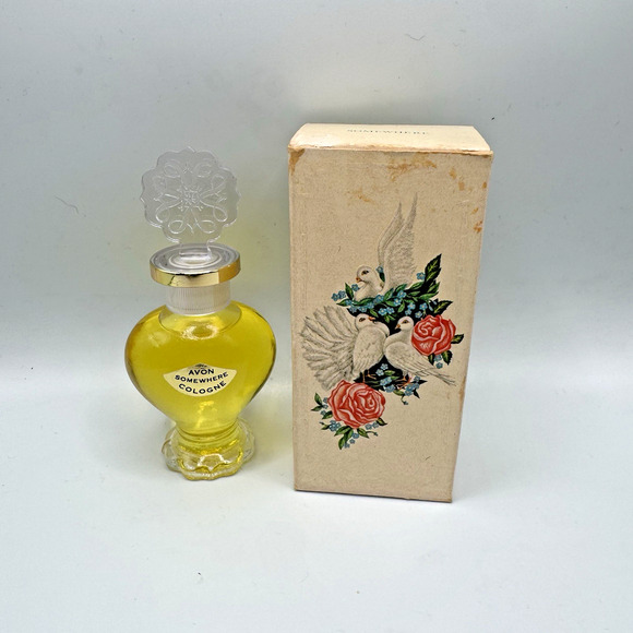 Vtg Avon Somewhere Cologne .5 oz 1960s New Old Stock - Picture 5 of 5